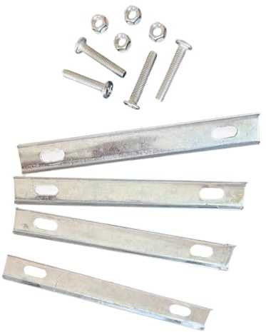 Aymzbd Bike Heckkorb Fixing Kits, Fahrrad Hinteren Korb, Installationszubehör, Stabile, Praktische Muttern Reparaturschrauben für Rennrad, 4 Stück Feste Dichtungen