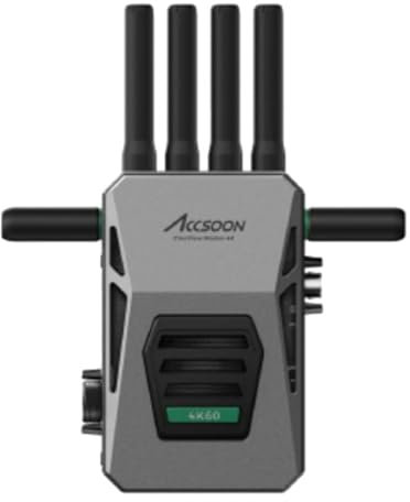 Accsoon CineView Master 4K Trasmettitore video senza fili HDMI/SDI 8K 2.4G 5G 6G 2.5km Portata latenza ultra bassa di 25ms 4K60 streaming HDR supporta iOS e Android (solo trasmettitore)