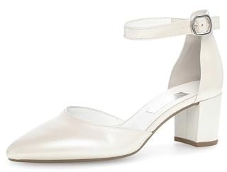 Gabor Damen Klassische Pumps, Frauen Absatzschuhe,hochhackige Schuhe,stoeckelschuhe,Ausgehschuhe,Abendschuhe,Court Shoes,Off-White,37.5 EU / 4.5 UK