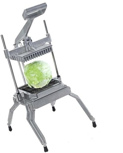 BAIZHONGJIE Cortafiambres Comercial Frutas Y Verduras Cortafiambres Acero Inoxidable para Cebollas Y Patatas,Cortafiambres Manual Verduras Cortafiambres para Cebollas Pepinos Tomates Coles,25 * 25mm