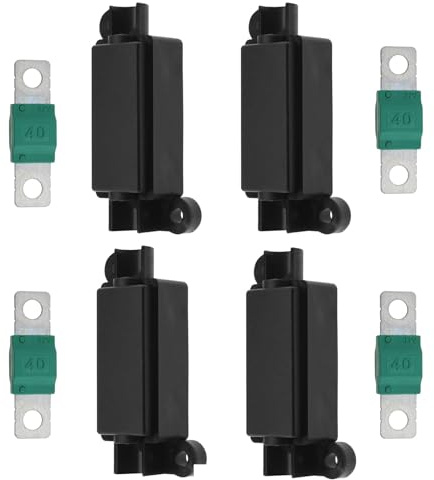 DEFIYEAR Midi-Sicherungshalter, Midi-Sicherungen, zuverlässige Sicherung und Halter für LKW, Landmaschinen, Baufahrzeuge und Busse, Sicherungshalter für elektrischen Schutz für Fahrzeuge und
