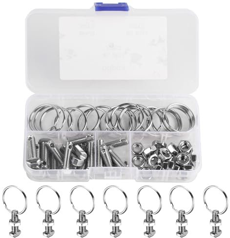 Set di 20 viti a testa martello M6 con dadi abbinati, viti per serra per listelli in vetro da 6,5 a 10,5 mm, compatibili con profili standard per serra