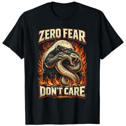 Tasso del Miele Zero Fear Dont Care Maglietta