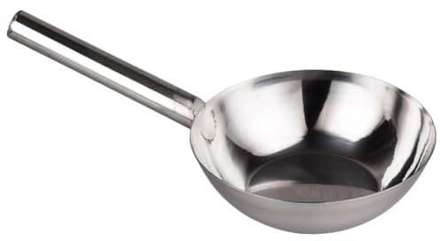 BESPORTBLE Cucharón de Sopa de Acero Inoxidable Mango Largo, Pala Multiusos para Agua Resistente y Fácil de Limpiar Adecuado para Cocina y Restaurante