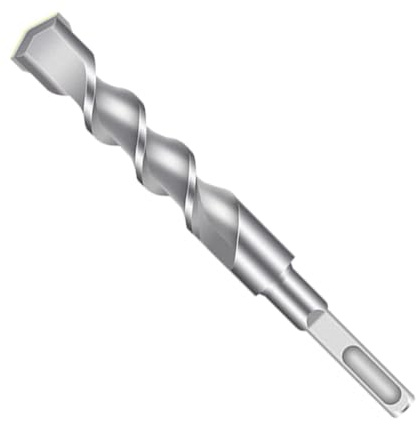 Rotationshammer Bohrer | Hartmetall, schockresistent | Mauerwerkbohrer | für Ziegel und Zement und Mauerwerk Wand Decke Fundament Platte Pflaster Keramiktöpfe sowie