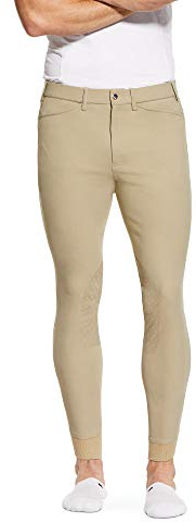 ARIAT 2023 Mens Tri Factor Grip Knee Patch Breech 10030543 - Tan Waist Size - 32
