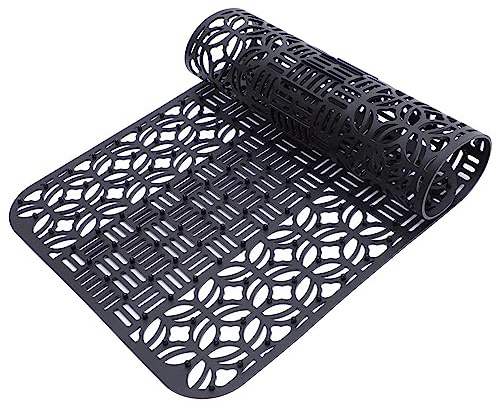 Zerodeko Tapis Évier De Cuisine Ajustable Protection Évier à Drainage Rapide pour Vaisselle Verres