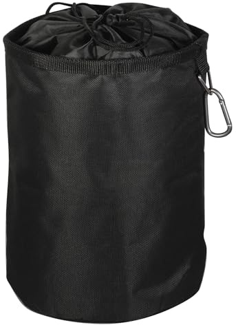 YoiYee Waterproof Small Peg Bag, Hanging Clothespin Storage for Indoor/Outdoor Use, Weather-Resistant Laundry Basket with Strap & Hook, Holds Clips for Washing Clothesline