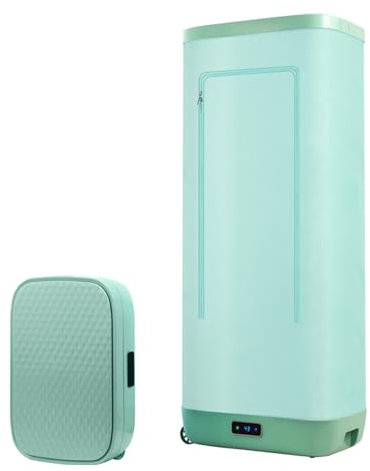 EERSTA Secadora de Maletas de Viaje, Secadora de Ropa Plegable, Secadora doméstica de Secado rápido, Secadora de Armario pequeño,Verde