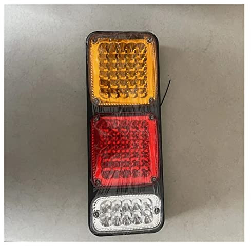 ANATUM Rücklicht für LKW-Anhänger 2 Stücke 24 V Lkw Rücklicht Anhänger Warnlicht Rücklicht Nebelscheinwerfer Für Lkw Anhänger Wohnwagen UTE Camper (Farbe : 2PC 24V)