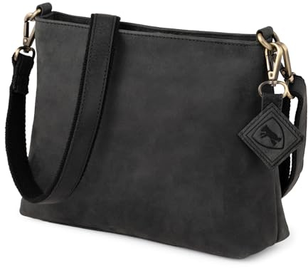 Berliner Bags Vintage Umhängetasche Marbella M, Große Schultertasche Crossbody Bag aus Leder, Handtasche für Damen