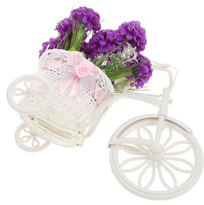 Warmhm Fiore Finto Porpora in Plastico Stile Europeo per Decorazione Casa e Scaffali, Aggiunta Decorativa Elegante che Massimizza L'utilizzo dello Spazio