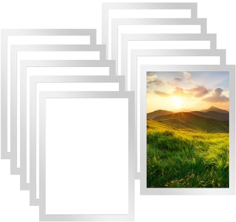 Jasfyee Magnetic Photo Frames For Fridge, 10 Magnetic Picture Frame 8x11 inch, Magnetic Frame, Photo Fridge Magnets Are,Personalised Fridge Magnets Photo For Family Photos And Landscape Photos