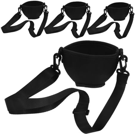 Alipis 4piezas Soporte De Copas De Vino Con Collar Ajustable Aislantes Para Eventos Funda De Neopreno