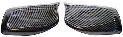Spiegelkappen Außenspiegel Für 5 Für Serie E60 E61 E63 E64 2004-2008 520i 525i 528i 528xi 530i Carbon Look Rück Seite Spiegel Abdeckung Kappen Auto Spiegelkappe(Carbon One Pair)