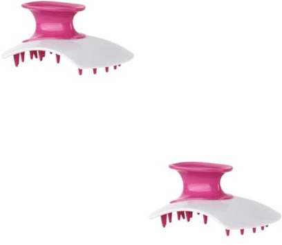FRCOLOR 2stücke Silicone Kopfhaut Massagebürste Multifunktionale Shampoo-bürste Für Sanfte Kopfhautmassage Und Haarwachstums Linderung Von Schuppen