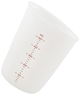 LAPYAPPE Visible Graduated Liquid Container Measuring Cup for Medication Kitchen Use