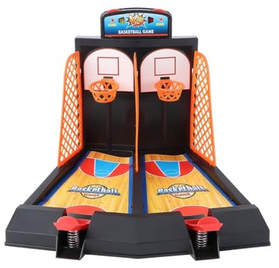 Supvox 2 Spieler Tisch Basketball Spiel Set Mini Finger Basketball Für Interaktives Desktop Basketballspiel Für Doppelte Spieler Lustiges Geschicklichkeitsspiel