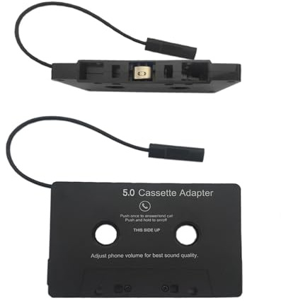 Generic BT Trådlös Kassettadapter med BT-kassettbandomvandlare för Bilstereoljud - Klart Ljud Musik Som Spelar för Körning - ABS-material