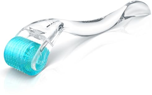 INCELLICE Derma Roller 2,0, Bartroller mit 200 Titan Echte Nadeln, Professionelle Microneedle Roller für Bart- und Haarwuchs, Scalp Derma Roller für Hautpflege Frauen und Männer
