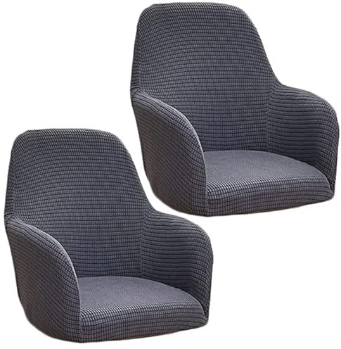 klkjk Stretch Stuhlhussen-Bezüge Stuhlbezug Mit Armlehne 2/4/6er Set Esszimmerstuhlbezug Hochlehner Stuhlbezug Schonbezug Stuhl Abdeckung Schonbezug Für Esszimmer, Büro Schutzhülle