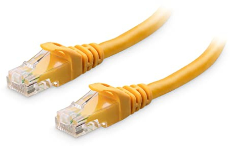 Cable Matters 10Gbps Snagless Cat 6 Ethernet Cable - 14ft, Cat 6 Cable, Cat6 Cord, Ethernet Cord, Yellow