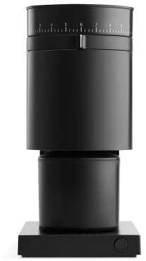 Fellow Opus Macinacaffè Conico - Macinacaffè Elettrico Multiuso - Macinacaffè Espresso con 41 Impostazioni per Espresso, Drip, French Press e Cold Brew - Nero Opaco