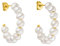 PURELEI® Aina Ohrringe (Gold) – Damenohrringe aus langlebigem Edelstahl – Wasserfeste Ohrringe Damen – 22mm Durchmesser – Modeschmuck für deinen individuellen Look