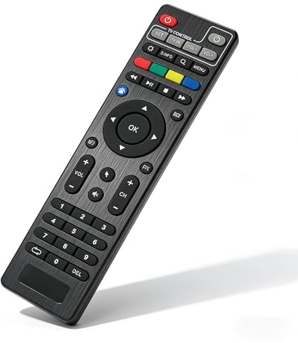 Yctze Universal TV-fjärrkontroll Kompatibel för Tvip412, Tvip415, Tvip605, TvipS300 Set Top-boxar, Ersättning för Tvip S-box V.605 och IPTV Remote Sbox V525