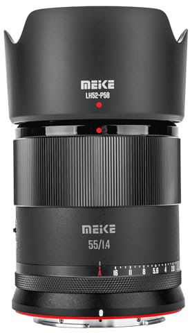 Meike 55mm F1.4 Auto Focus STM Stepping Motor APS-C Portrait Lens Compatible with Nikon Z Mount Cameras Z50 Z5 Z6 Z7 Z6II Z7II Z30 Zfc Under APS-C Mode