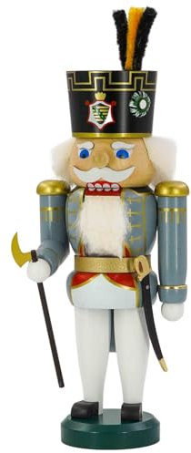 Seiffener Volkskunst | Cascanueces de Seiffen | Figura de cascanueces de Navidad | Arte popular de los Montes Metálicos | 11961 | 29 cm | Sajonia Oberhüttenverwalter