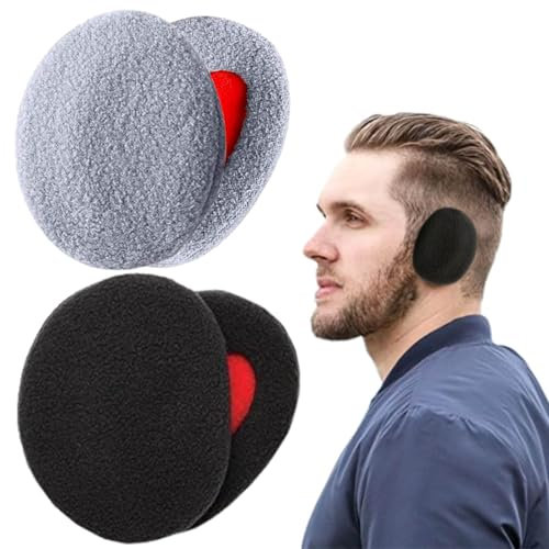 Tcnzdy 2 Paar Ohrenwärmer, Ohrenschützer Herren Winter Fahrrad Earmuffs Ohrenschutz Winddicht Ohrenwärmer Ohrwärmer Stirnband Muffs für Hält Warm Den Winter Arbeitsbewegung