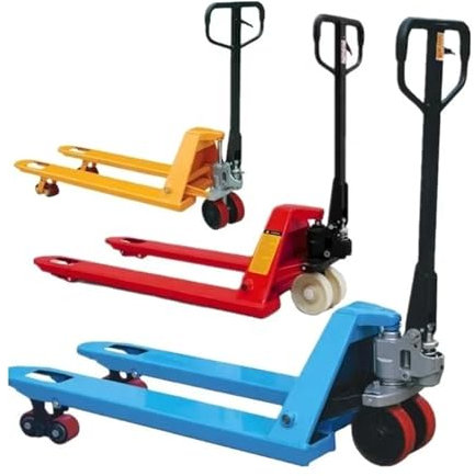 BADIKA transpalette Manuel Palette Mobile Chariot élévateur Manuel, Pompe de coulée, transpalette, Pompe hydraulique, transpalette(Yellow,Fork Width 680 mm)