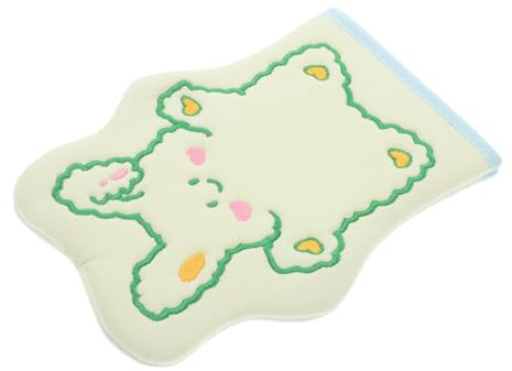 Niedlicher Kinderwaschhandschuh in Cartoon Hasenform | Viskose und Baumwolle, Doppelseitig Nutzbar, Starke Reinigung mit Schlammabtrag