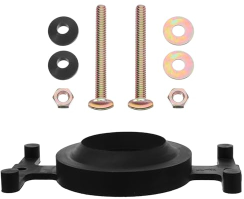 HOMSFOU Bulloni e Guarnizioni per Fissaggio Serbatoio Wc Kit Montaggio Rapido per Sostituzione e Manutenzione Sedile Toilette Compatibile con Wc Divisi Installazione Stabile e Sigillatura