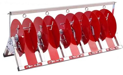 Supporto per Bobine di Cavi in Acciaio Inossidabile per impieghi gravosi, distributore di Bobine di Cavi con Cuscinetti a 2/3/4/5 Vie, capacità Fino a 100 libbre, Perfetto per la Gestione or