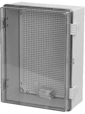 NEWFUN Vattentät elbox, IP66 elektrisk kopplingslåda, externt kontrollskåp med väggmonteringstillbehör (400 x 300 x 160)