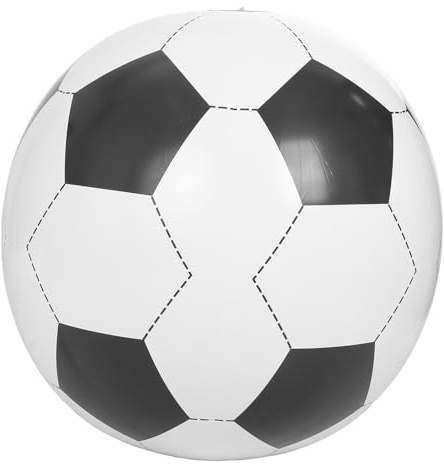 ibasenice Balón de Fútbol Inflable Gigante de PVC Ligero Inflado Rápido para Juegos al Aire Libre y Fiestas Piscina Familiar de 31.5 Pulgadas
