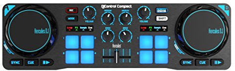 Hercules Party Starter Kit DJ-Controller mit 2 USB-Anschlüssen