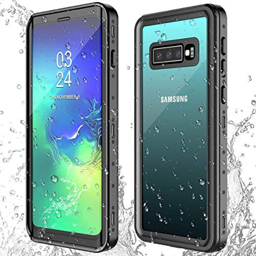AICase wasserdichte Schutzhülle für Samsung Galaxy S10, IP68-zertifiziert, 360 °, wasserdicht, stoßfest, staubdicht, schneefest, für Samsung Galaxy S10 (Galaxy S10)