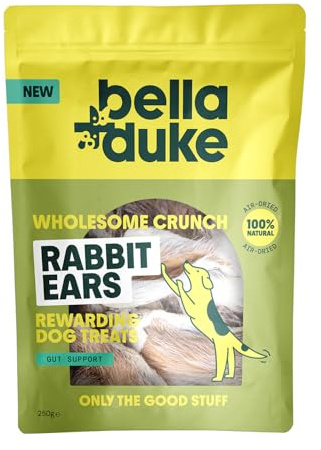 Bella+Duke Rabbit Ears Crunchy and Satisfying Chews for Dogs