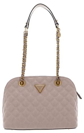 GUESS Giully Dome Satchel Light Beige
