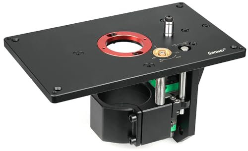 Tavolo elevatore per macchina rifilatrice HUIOP Lavagna elettrica per fresatura del legno, rifilatura in lega di alluminio, scanalatrice, smussatrice, per incisione, banco da lavoro per falegname, per