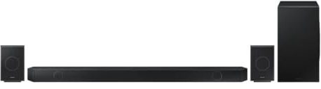 Samsung Q990D Q-Symphony 11.1.4ch Cinematic Dolby Atmos Wi-Fi Soundbar with Subwoofer and Rear Speakers