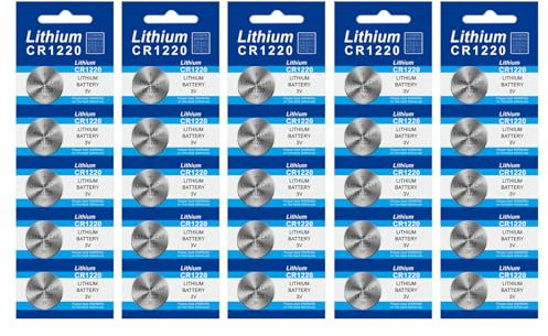 Yooghuge Lot de 25 piles bouton au lithium 3 V CR927/CR1220/CR1620/CR1632/CR2016/CR2025/CR2032/CR2450