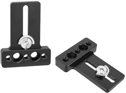 SZRIG Kamera-Monitor-Montageplatte Halterung mit 6,35 mm (1/4 Zoll) 20 Schraubgewinde (2 Stück)