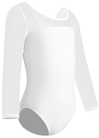 ZYXWVU Ballett Trikot Mädchen Gymnastikanzug Mädchen Ballett Body kinder 3/4 Langarm