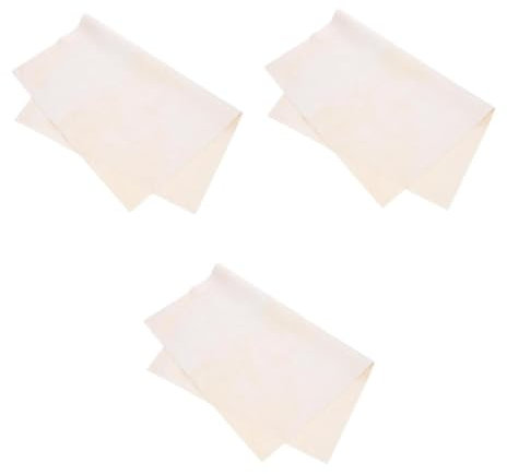 TINEASUR 3 Piezas Toalla de Coche Toallas de Limpieza as de Microfibra para Autos a para secar el Auto as para Lavar el Auto a de Gamuza a de Piel de Gamuza Beige