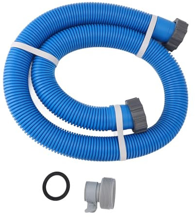 Jenngaoo Swimming Pool Hose, 38mm Pool Pump Hose Replacement Connection Swimming Pool Hose for Pool Heater Hot Tub Water Pump Drain
