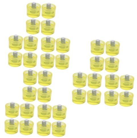 OSALADI 12pcs Rubber Hammer Replacement Head Rubber Striking Mallet Face Tips for Dead Blow Hammer for Landscaping and Soft Percussion Tasks